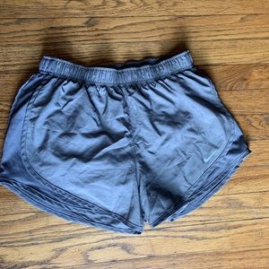 Nike gray women’s athletic shorts